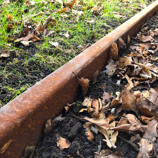 Bockad rabattkant 3mm cortenstål