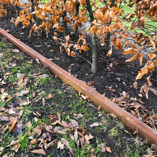 Bockad rabattkant 3mm cortenstål