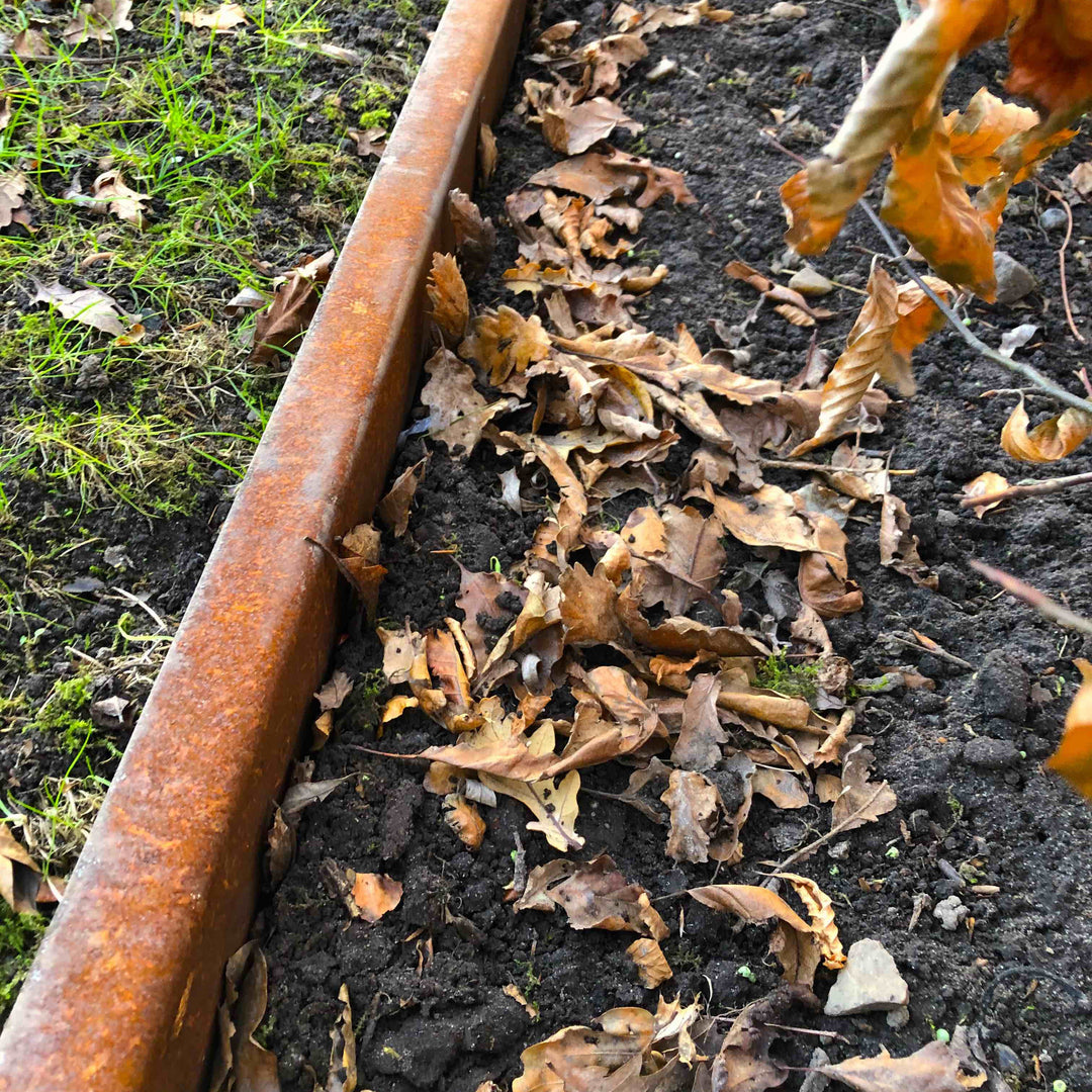 Bockad rabattkant 3mm cortenstål
