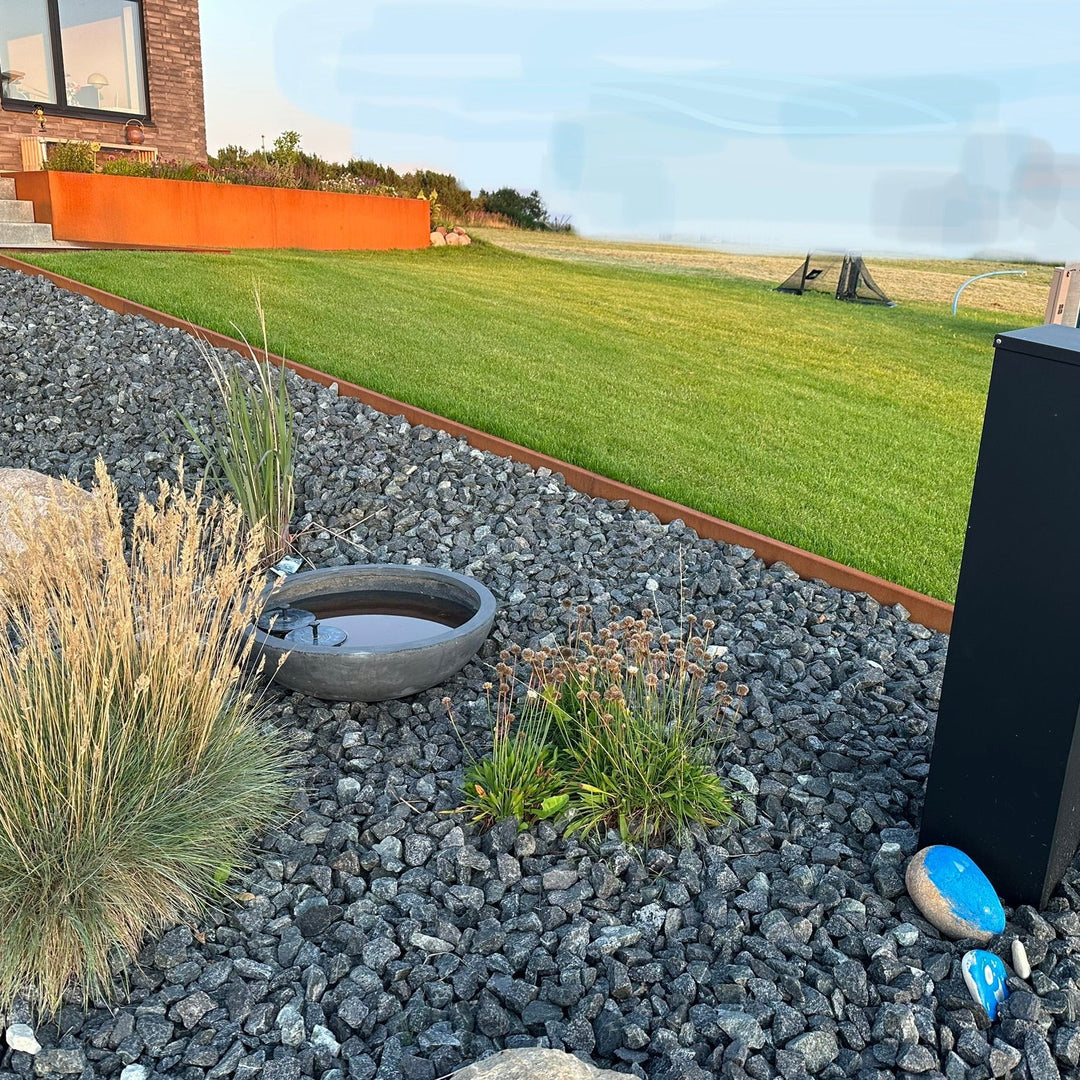 Bockad rabattkant 3mm cortenstål