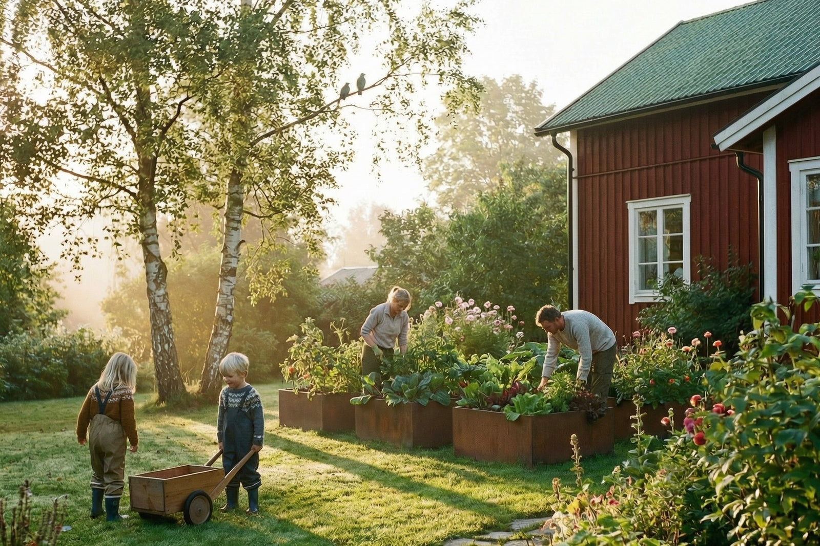 Cortenstål för sommarstuga, fritidshus och kolonistuga - en guide till lågt underhåll och ett vackert uttryck