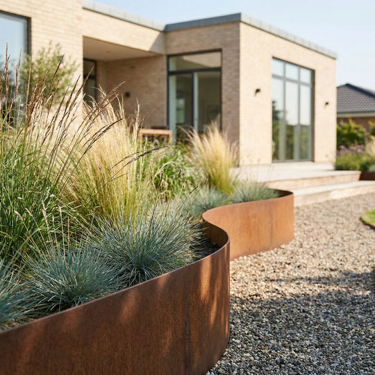 Måttbeställning: Rabattkant 2mm cortenstål