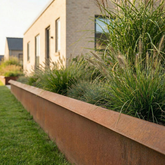 Snigelkant rabattkant 3mm cortenstål