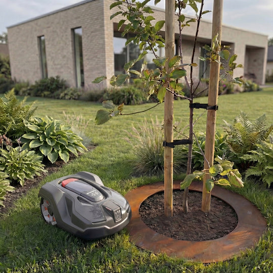 Måttbeställning: Robotcirkel i cortenstål