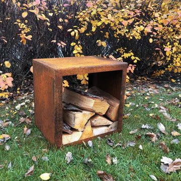 Vedförvaring fyrkantig modell