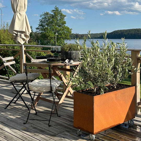 Odlingslåda med hjul