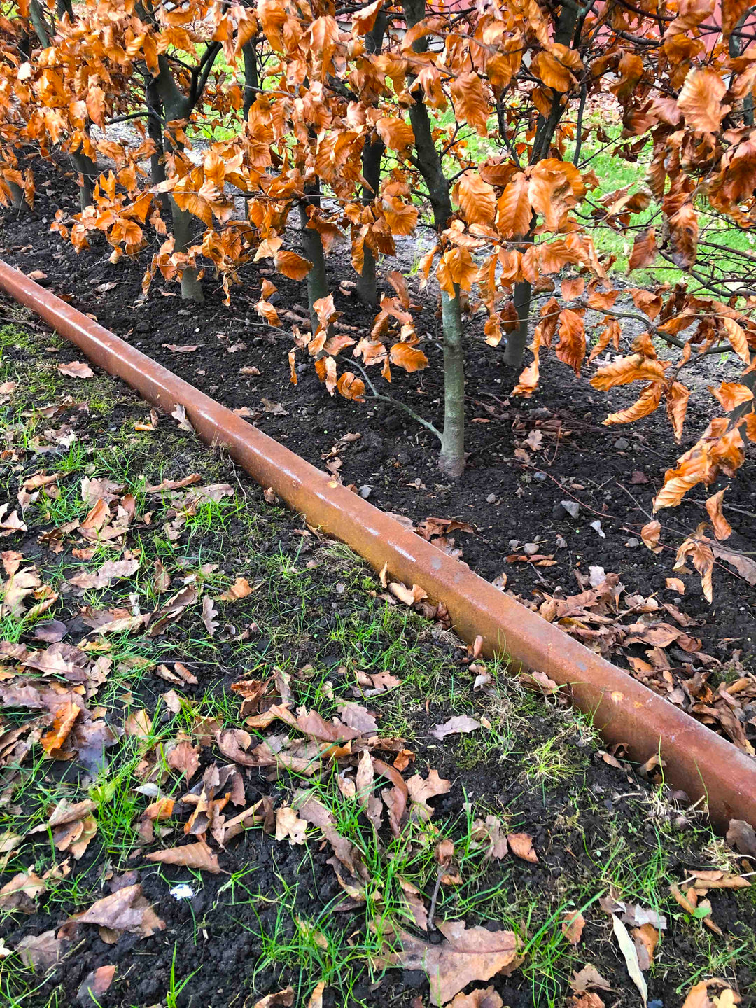 Bockad rabattkant 3mm cortenstål